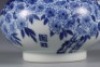 A Blue and White Floral Vase - 4