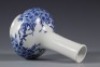 A Blue and White Floral Vase - 6