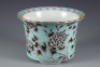 A Turquoise Ground and Grisaille Glazed Jardiniere - 2