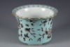A Turquoise Ground and Grisaille Glazed Jardiniere - 3