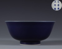 A Blue Glazed Bowl