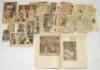 Test and County cricket in England 1930 and 1948. A good selection of original press cuttings relating to the 1930 England v Australia Ashes series and the domestic first-class County and minor counties season. Sold with a small scrap album comprising cut