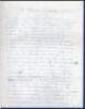 Neville Cardus. 'Thoroughbreds in Cricket 1973'. Five page handwritten manuscript of an article written by Cardus on West Indies cricket and the importance of their win in the first Test v England at The Oval, 26th- 31st July 1973. Cardus describes with e