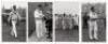 Scarborough Cricket Festival 1964. Australia. Seven mono real photograph plain back postcards, each featuring members of the Australian team for the match v T.N. Pearce's XI, 6th- 8th September 1964, depicted entering and leaving the field of play, signin - 3