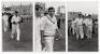 Scarborough Cricket Festival 1964. Six mono real photograph plain back postcards, each featuring members of the T.N. Pearce XI team for the match v Australians, 6th- 8th September 1964, depicted entering and leaving the field of play. Players featured are - 3