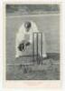 Herbert Strudwick. Surrey & England 1902-1927. Mono postcard of Strudwick in wicket keeping pose. Nicely signed in black ink to the image by Strudwick. Publisher unknown. Uneven trimming to lower edge, small adhesive marks to verso, otherwise in good cond