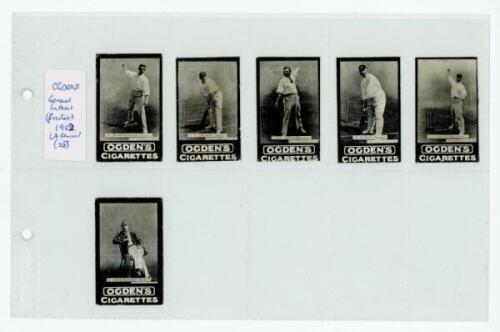 Ogden's Cigarettes. Ogden's Tabs 'General Interest A Series' 1901. Six cards, nos. 127, 131, 132, 135, 139 and 144. 'C Series' 1902, no. 276. 'F Series' 1902, no. 339. Ogden's Guinea Gold 'New Series I' 1904, nos. B8 and B34. Sold with Wills's Cigarettes 