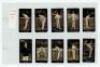 F. & J. Smith, Glasgow. 'Cricketers' 1912. Scarce full set of fifty cards numbered 1-50. Some wear and rounding to corners of some cards, odd cards to improve otherwise, otherwise in good condition - cricket