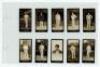 F. & J. Smith, Glasgow. 'Cricketers' 1912. Scarce full set of fifty cards numbered 1-50. Some wear and rounding to corners of some cards, odd cards to improve otherwise, otherwise in good condition - cricket - 3