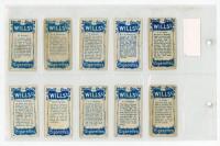 W.D. & H.O. Wills (Australian Issue). 'Australian & English Cricketers' series 1903. Full set of twenty five numbered cigarette cards. Rounding to corners of card nos. 1, 3, 4, 6, 12, 15 and 23. Light creasing to nos. 2, 7 and 21. Other odd faults, otherw