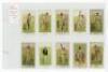 W.D. & H.O. Wills (Australian Issue). 'Australian Club Cricketers' 1905/06. Thirty six cigarette cards from the forty five known cards from the series. Thirty three cards with fronts with blue borders. Cards are Armstrong, Bruce, Carlton, Collins, Cotter,