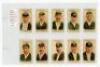 W.D. & H.O. Wills (Australian Issue). Capstan Cigarettes 'Prominent Australian and English Cricketers' 1907. Full set of fifty cards numbered 1-50. Slight rounding to some corners, minor age toning, otherwise in good/ very good condition - cricket