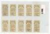 Cigarette cards 1926-1929. Four complete sets including J. Millhoff & Co., London, 'Famous "Test" Cricketers' 1928, full set of twenty seven standard sized cards. W.D. & H.O. Wills, London, 'Cricketers' (first series) 1928, full set of fifty. Major Drapki - 2