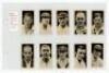 Cigarette cards 1926-1929. Four complete sets including J. Millhoff & Co., London, 'Famous "Test" Cricketers' 1928, full set of twenty seven standard sized cards. W.D. & H.O. Wills, London, 'Cricketers' (first series) 1928, full set of fifty. Major Drapki - 7