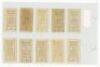 Cigarette cards 1926-1929. Four complete sets including J. Millhoff & Co., London, 'Famous "Test" Cricketers' 1928, full set of twenty seven standard sized cards. W.D. & H.O. Wills, London, 'Cricketers' (first series) 1928, full set of fifty. Major Drapki - 12