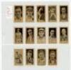 Cigarette cards 1929-1931. Three full sets of cards. United Tobacco (South Africa), 'Springbok Rugby and Cricket Teams' 1931. Full set of forty seven large format numbered cards. Age toning to some backs, odd card with slight rounding to corners, otherwis - 7
