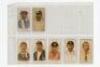 Cricket cigarette cards 1896 onwards. A selection of part sets and odd individual cards, the majority issued by W.D. & H.O. Wills. Cards/ series are 'Cricketers' 1896', twelve unnumbered cards of Mold, J.T. Hearne, Lord Harris, Hewett, Board, Read, Grace, - 3