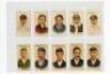 Cricket cigarette cards 1896 onwards. A selection of part sets and odd individual cards, the majority issued by W.D. & H.O. Wills. Cards/ series are 'Cricketers' 1896', twelve unnumbered cards of Mold, J.T. Hearne, Lord Harris, Hewett, Board, Read, Grace, - 7