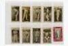 Cricket cigarette cards 1896 onwards. A selection of part sets and odd individual cards, the majority issued by W.D. & H.O. Wills. Cards/ series are 'Cricketers' 1896', twelve unnumbered cards of Mold, J.T. Hearne, Lord Harris, Hewett, Board, Read, Grace, - 19