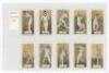 Cigarette cards 1932-1939. Six full sets, each of fifty cards. John Players & Sons, 'Cricketers' 1934 and 'Cricketers' 1938. Carreras, 'A Series of Cricketers' 1934 with beige backgrounds to fronts, inscribed 'Fine Quality Cigarettes' to verso. Ardath, 'C - 3