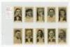 Cigarette cards 1932-1939. Six full sets, each of fifty cards. John Players & Sons, 'Cricketers' 1934 and 'Cricketers' 1938. Carreras, 'A Series of Cricketers' 1934 with beige backgrounds to fronts, inscribed 'Fine Quality Cigarettes' to verso. Ardath, 'C - 9