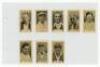 Cigarette cards 1932-1939. Six full sets, each of fifty cards. John Players & Sons, 'Cricketers' 1934 and 'Cricketers' 1938. Carreras, 'A Series of Cricketers' 1934 with beige backgrounds to fronts, inscribed 'Fine Quality Cigarettes' to verso. Ardath, 'C - 11
