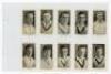 Cigarette cards 1950-1956. Brown album comprising full sets of cigarette and trade cards including Carreras Turf 'Famous Cricketers' set of fifty uncut cards. Morning Foods 'Test Cricketers' 1953 (25), News Chronicle 'England v South Africa 1955' large fo - 5
