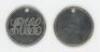 Sheffield United Cricket Club 1855. Original nineteenth century silver metal circular token with raised initials 'SUCC' to front, blank to verso. The disc with small hanging hole to top edge. Assumed to have been issued to Club members, c.1855. Approx. 1"