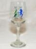 Benson and Hedges Bicentennial Test. Sydney 1988. Commemorative wine glass with twisted stem produced for the Bicentennial Test with transfer printed title and emblem to side. VG - cricket
