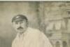 George Herbert Hirst. Yorkshire & England 1891-1929. Large and impressive mono studio photographic image of Hirst, full length, in batting pose wearing Yorkshire cap. Printed by H. Lindley & Co, Nottingham. The print measures approx. 17"x21.5". Mounted, f - 2