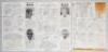 England v West Indies 1995 and 2000. Three signed official scorecards for the second Test, Lord's 22nd- 26th June 1995 (thirteen signatures), second Test, Lord's, 29th June- 3rd July 2000 (13), and fourth Test, Headingley, 17th-21st August 2000 (11). Sign