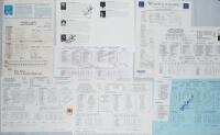 Yorkshire notable performances 1978-2011. Ten official scorecards and two unofficial, each signed by a player including some notable performances in the match for Yorkshire first and second XIs. Signatures include Matt Wood (207), Andy Gray (104) and Step