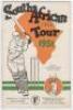 South Africa tour to England 1951. Official pre-tour souvenir guide published by A.W. Simpson. Fully signed in ink to the pen pictures by all fifteen members of the South African touring party. Signatures include Nourse (Captain), E. Rowan, Chubb, Melle, 