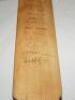 Nottinghamshire C.C.C. '1987 Double Champions'. Gunn & Moore full size cricket bat with hand written title and Nottinghamshire emblem to face, signed by nineteen members of the team who won the County Championship and the NatWest Trophy in 1987. Signature - 3