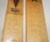 England v South Africa 1998 and 2003. Full size Duncan Fearnley 'Cornhill Insurance Test Series 1998' bat signed to the face by twelve members of the England team and sixteen members of the South African touring party. Signatures include Stewart, Hussain, - 2