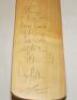 Cricket World Cup 1999. Zimbabwe. Full size Gunn & Moore official 'Autographing' bat signed by seventeen members of the Zimbabwe squad. Signatures include Campbell, A. Flower, A. Whittall, Viljoen, Goodwin, Carlisle, Olonga, Brandes, Johnson, Streak etc. - 3