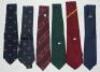Nicholas Grant Billson 'Nick' Cook. Leicestershire, Northamptonshire & England. Six ties issued to and worn by Cook, each tie with a note of authentication signed by Cook or later owner. Ties are Young England player's, M.C.C. club touring, Cornhill Test 
