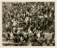 The Ashes. England v Australia, 5th Test, The Oval 1968. Derek Underwood's match. Original iconic large mono press photograph from the Test where Derek Underwood took the wicket of John Inverarity, who had batted throughout the innings having opened and w