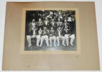 Gentlemen v Players, Lord's 1936. Excellent official mono photograph of the Gentlemen team for the match played at Lord's 15th-17th July 1936. Players featured are Gubby Allen (captain), Wyatt, Holmes, Mitchell-Innes, Melville, Turnbull, Pearce, Brown, Le