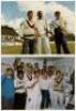 Lancashire C.C.C. 1980s-1990s. Red file comprising a good selection of fifty two colour photographs, the majority player portraits, team celebrations, presentations etc. Seventeen are signed by the featured player. Signatures include Hayhurst, Mendis, Al - 2