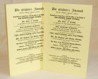 Wisden Cricketers' Almanack 1864. Two copies of the paper wrappered reprint edition for 1864 produced by Wisden in 2013. Good/very good condition - cricket