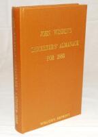 Wisden Cricketers' Almanack 1883. Willows softback reprint (1988) in light brown hardback covers with gilt lettering. Limited edition 471/500. Very good condition - cricket