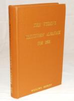 Wisden Cricketers' Almanack 1891. Willows softback reprint (1991) in light brown hardback covers with gilt lettering. Limited edition 302/500. Very good condition - cricket