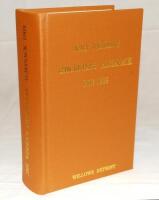 Wisden Cricketers' Almanack 1908. Willows softback reprint (2000) in light brown hardback covers with gilt lettering. Limited edition 199/500. Very good condition - cricket