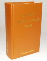 Wisden Cricketers' Almanack 1922. Willows softback reprint (2006) in light brown hardback covers with gilt lettering. Limited edition 199/500. Very good condition - cricket