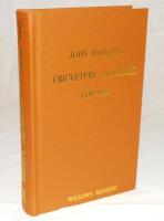 Wisden Cricketers' Almanack 1945. Willows softback reprint (2000) in light brown hardback covers with gilt lettering. Limited edition 199/500. Very good condition - cricket
