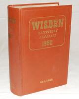 Wisden Cricketers' Almanack 1952. Original hardback. Generally good/very good condition - cricket