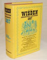 Wisden Cricketers' Almanack 1967. Original hardback with dustwrapper. Very minor spotting to dustwrapper and to page block edge otherwise in good/very good condition - cricket