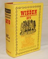 Wisden Cricketers' Almanack 1970. Original hardback with dustwrapper. Some minor marks to dustwrapper otherwise in good/very good condition - cricket