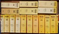 Wisden Cricketers' Almanack 1981 to 2017. Original limp cloth covers. Minor bowing to the odd spine, six editions with some light fading to spine paper otherwise in good condition. Qty 37 - cricket